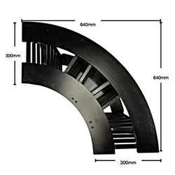 24 Bottle Corner Wine Cube