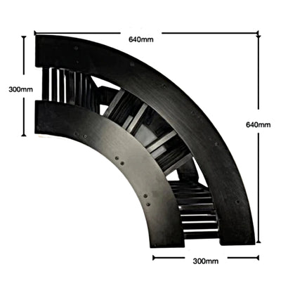 24 Bottle Corner Wine Cube