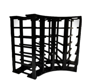 24 Bottle Corner Wine Cube