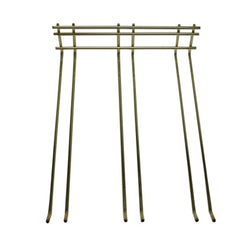 Stemware Rack Wall Mounted Three Row x 40 cm Long
