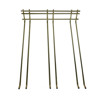 Stemware Rack Wall Mounted Three Row x 40 cm Long