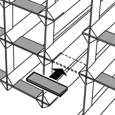 Timber Wine Rack Connector Metal Filler Strips