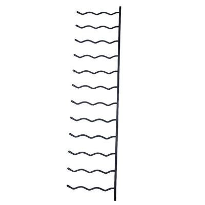 Wall Mounted Wine rack -36 bottle Label View